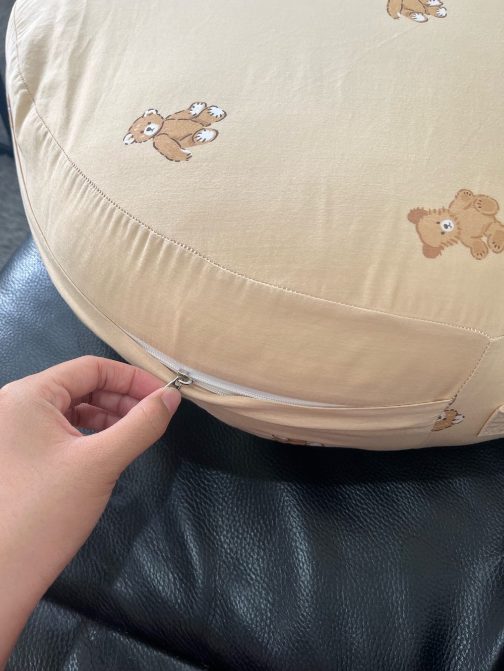 Gối chống trào ngược Dono&Dono vải 4 mùa, hoạ tiết gấu Teddy & kèm 1 vỏ gối Dono&Dono - Ảnh 10