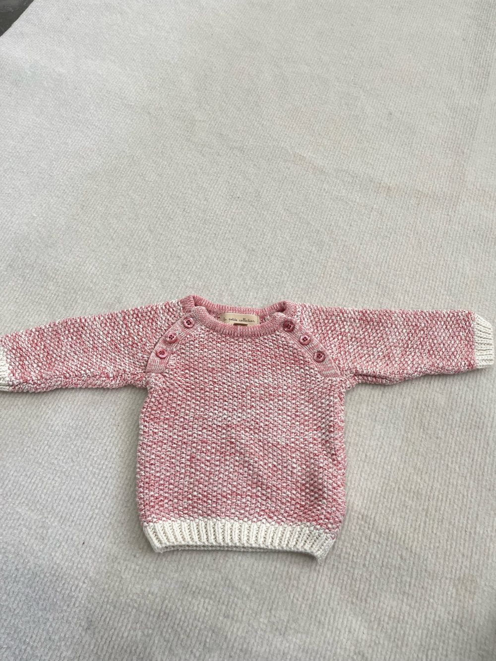 Set 2 bộ áo len và yếm mix brand Sergent Major, La Petite Collection (size: 3/6m) - Ảnh 9