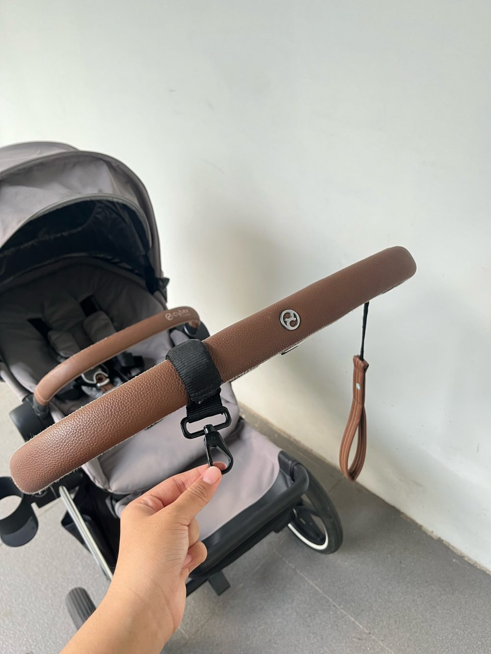 Xe đẩy Cybex Priam 3 khung bạc( size: 0->4y, tối đa 25kg) kèm cúp holder - Ảnh 29