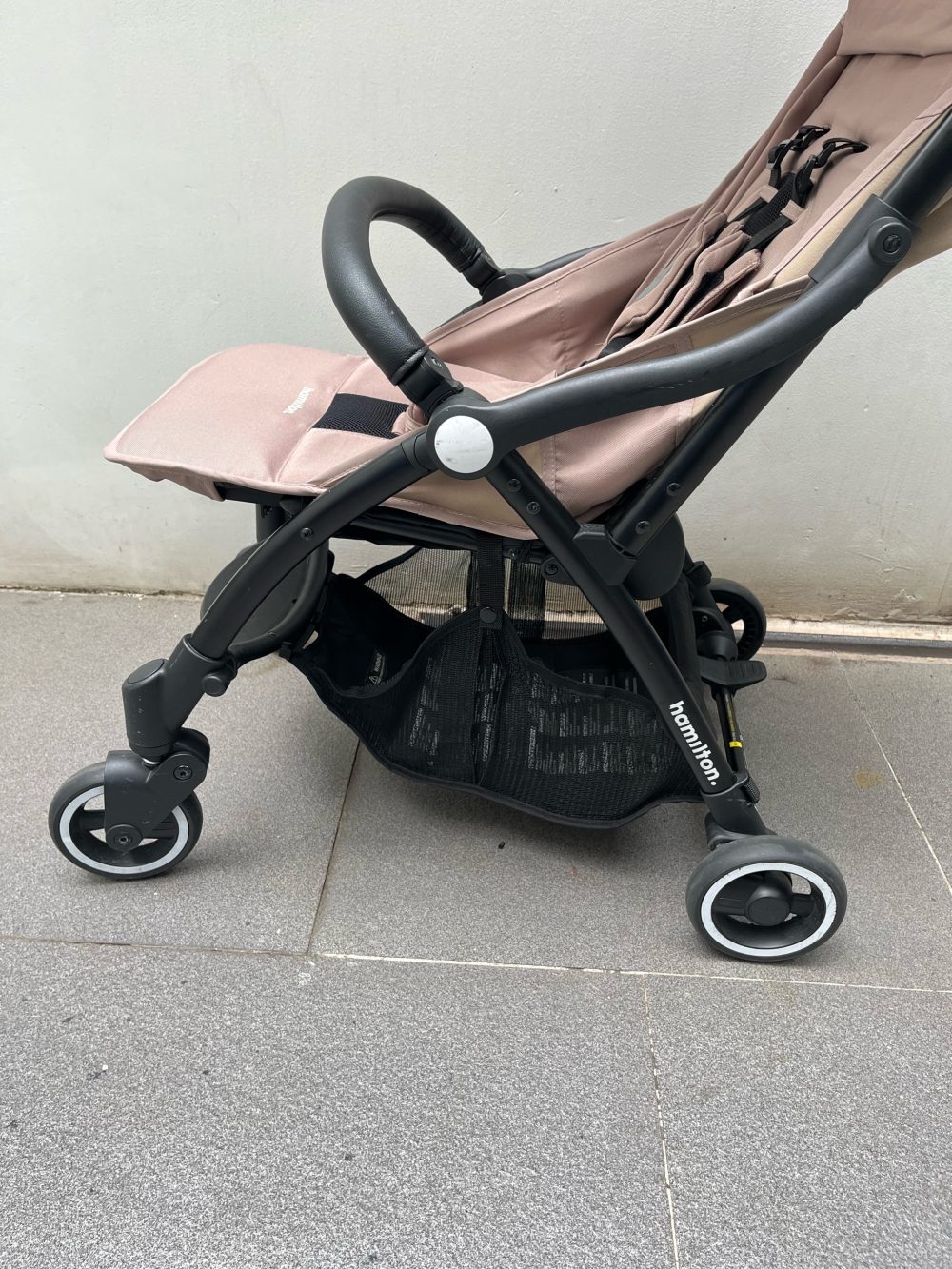 Xe đẩy gấp gọn Hamilton X1 plus màu nâu ánh hồng ( size: sơ sinh -> 20kg) - Ảnh 11