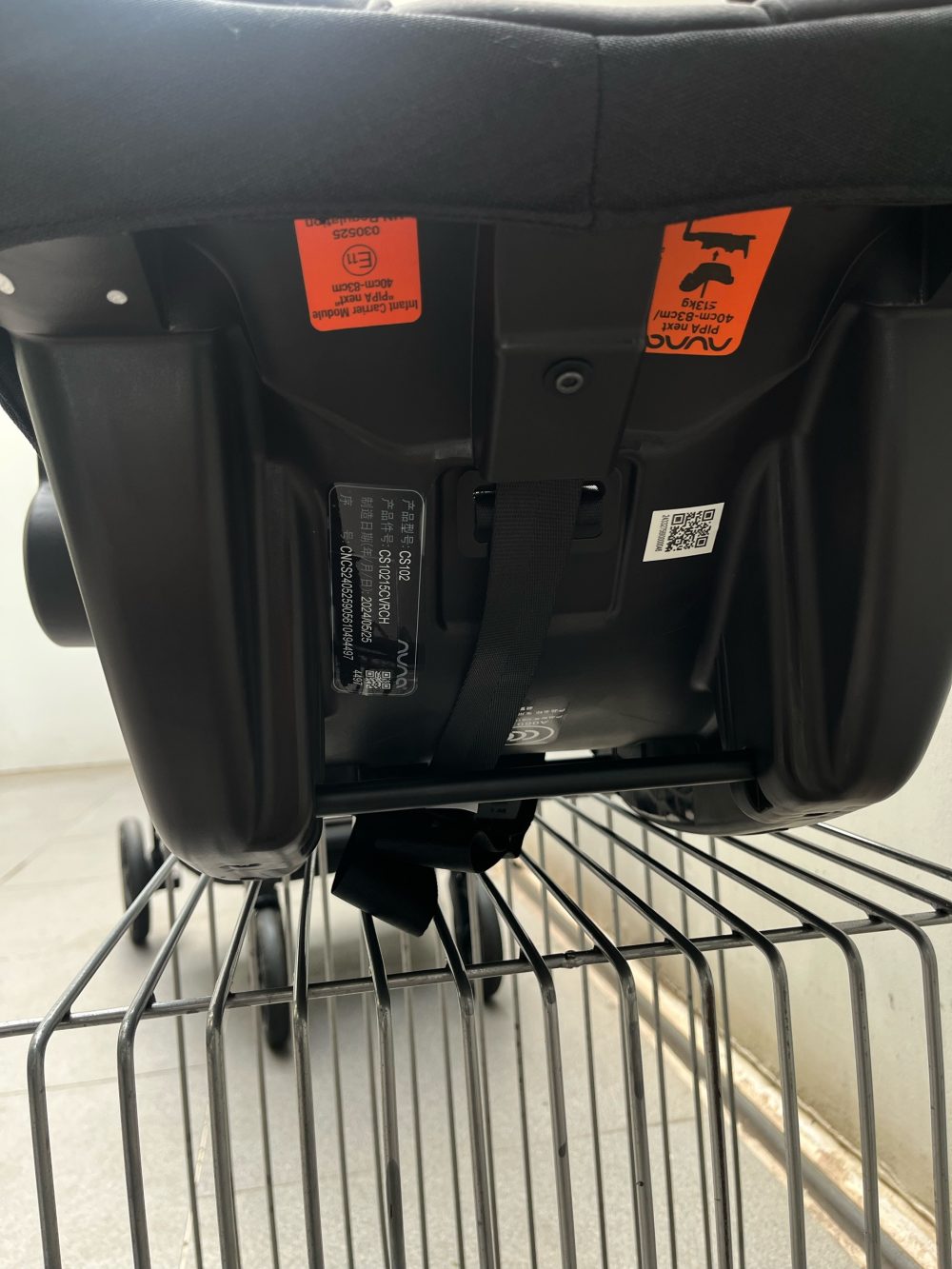Ghế ngồi ô tô Nuna Pipa Next màu carviar ( size: sơ sinh-> 13kg) - Ảnh 11
