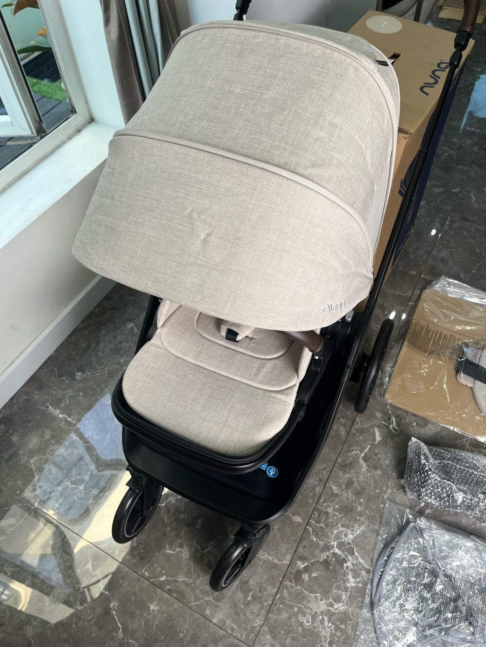 Xe đẩy Nuna Triv LX màu Biscotti (new 100%, full box) - Ảnh 3