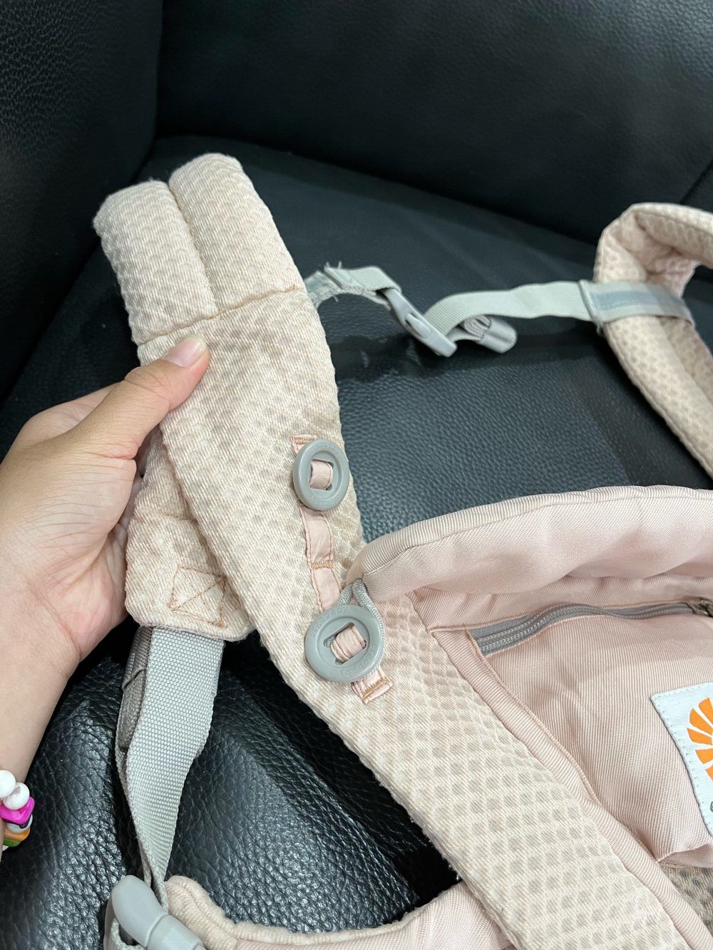 Địu Ergobaby Omni Breeze, Pink Quartz ( size: 0m~3.2kg→20kg, no box) - Ảnh 3