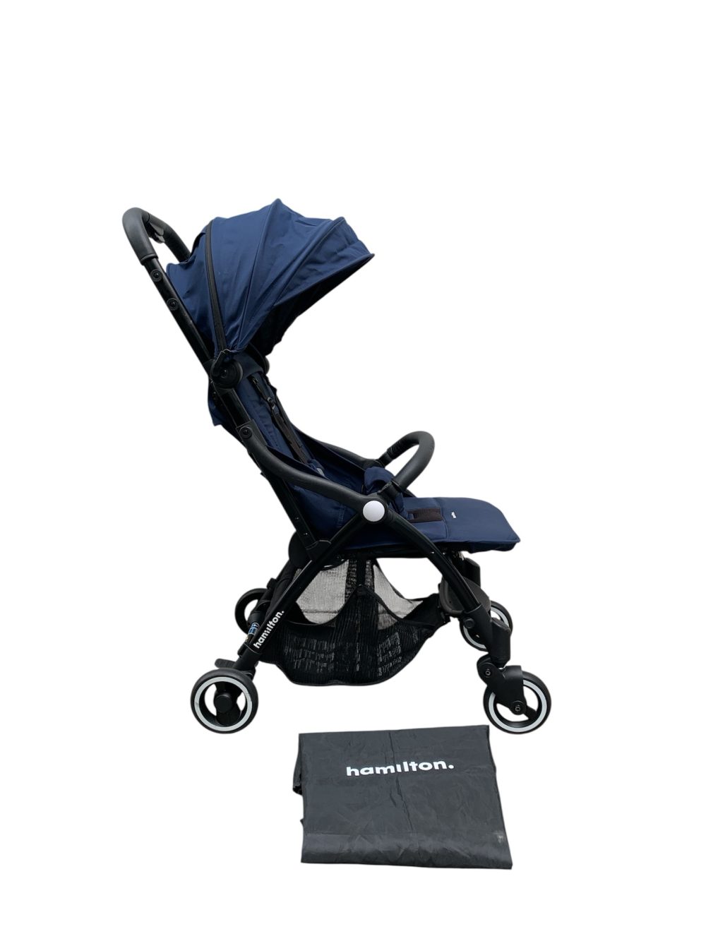 Xe đẩy Hamilton X1 plus màu xanh navy (kèm túi đựng hãng & cup holder) - Ảnh 1