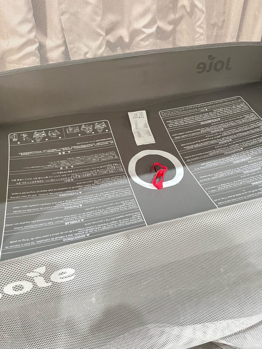 Giường cũi Joie Kubbie Sleep Foggy Gray ( full box) - Ảnh 4