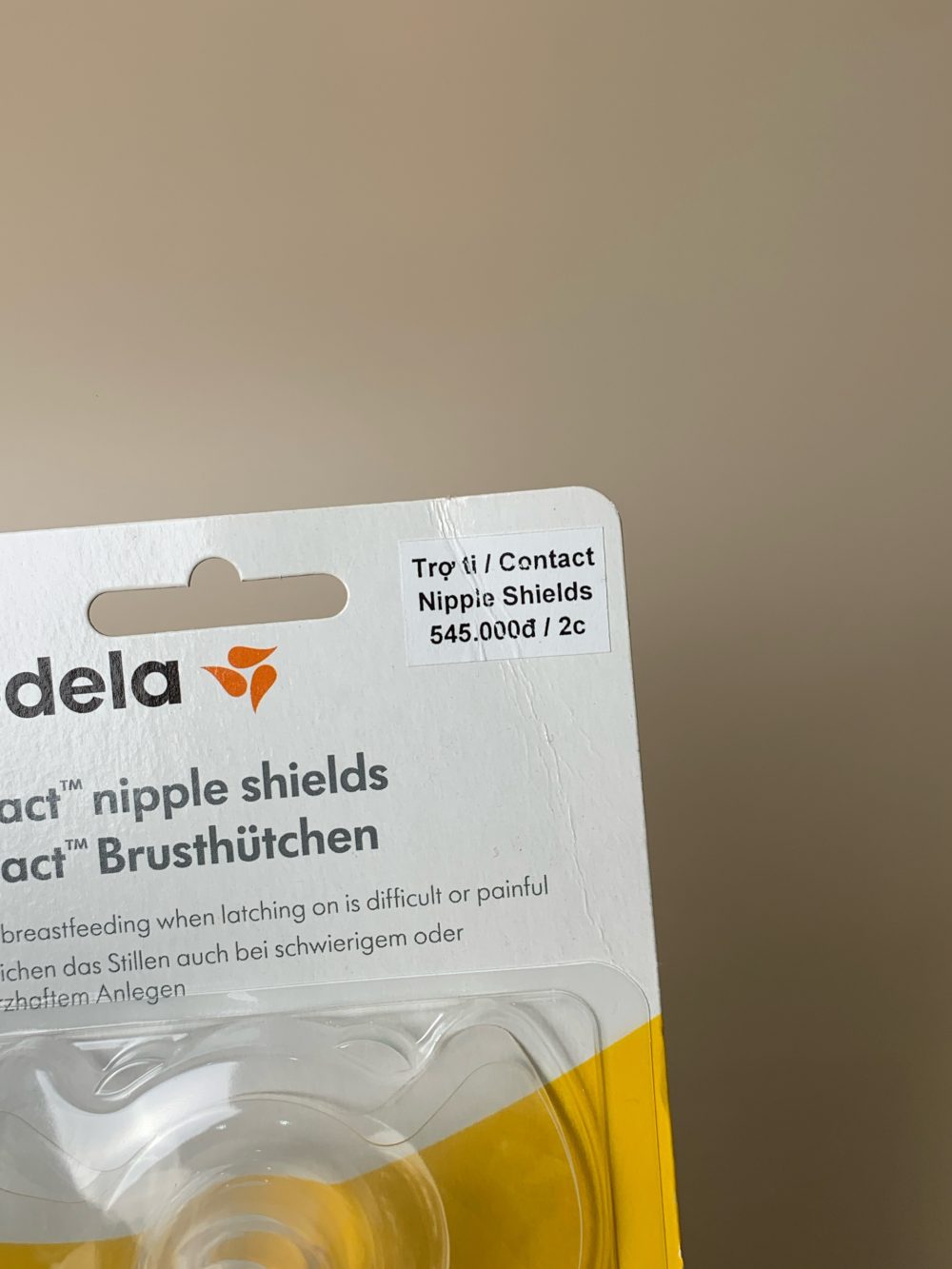 Set 2 trợ ti hỗ trợ bé bú Medela (size S) - Ảnh 5