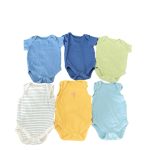 Set 6 bộ bodysuit Mothercare 6 màu ( size: 1m~ 4,5kg)