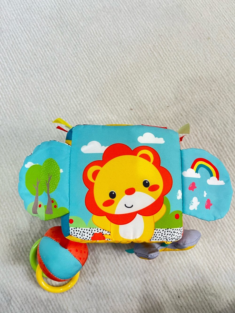 Đồ chơi khám phá Peek&Seek Sensory Discovery Cube Infantino - Ảnh 5