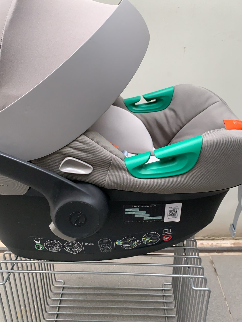 Nôi ôtô Cybex Aton S2 i-size màu lava grey (0-13kg/45-87cm) kèm adapter gắn cybex mios - Ảnh 14