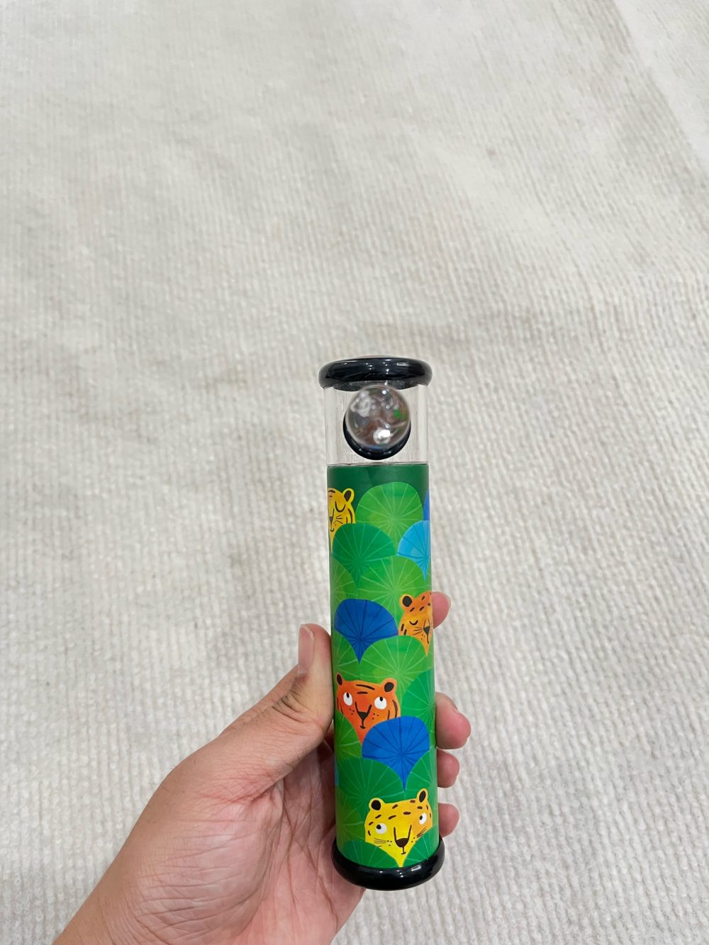 Set 3 món đồ chơi hình khối khám phá bằng vải và đồ chơi gặm nướu hình chú rùa infantino, kính vạn hoa lắp lánh moulin roty - Ảnh 11