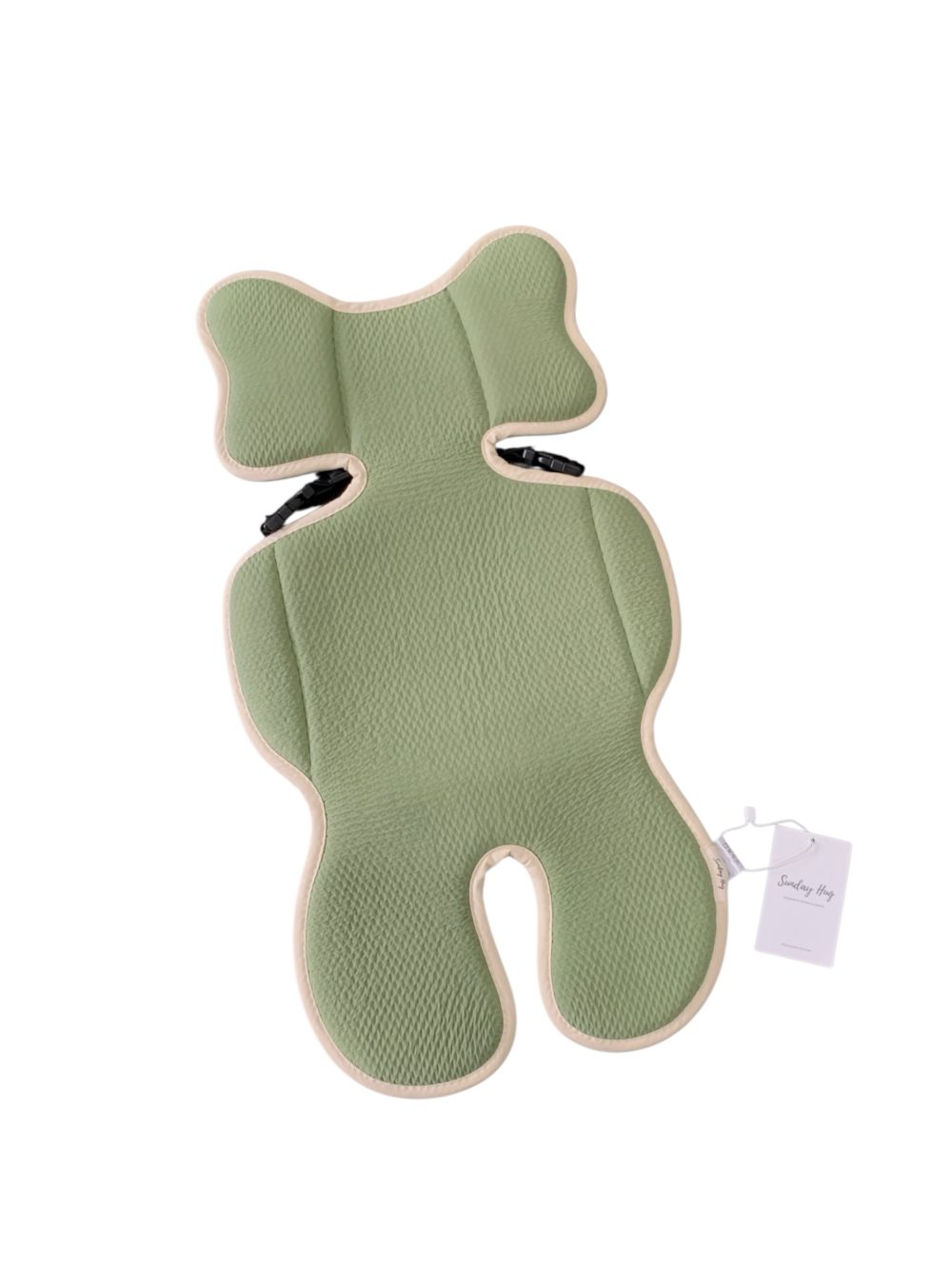 Đệm lót xe đẩy thoáng khí Sunday Hug màu xanh ( mới 100%) - Ảnh 1