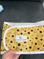 Quấn bé Anna&eve hoạ tiết mèo vàng (size: L vòng ngực 41->52cm, full box) - Ảnh 5
