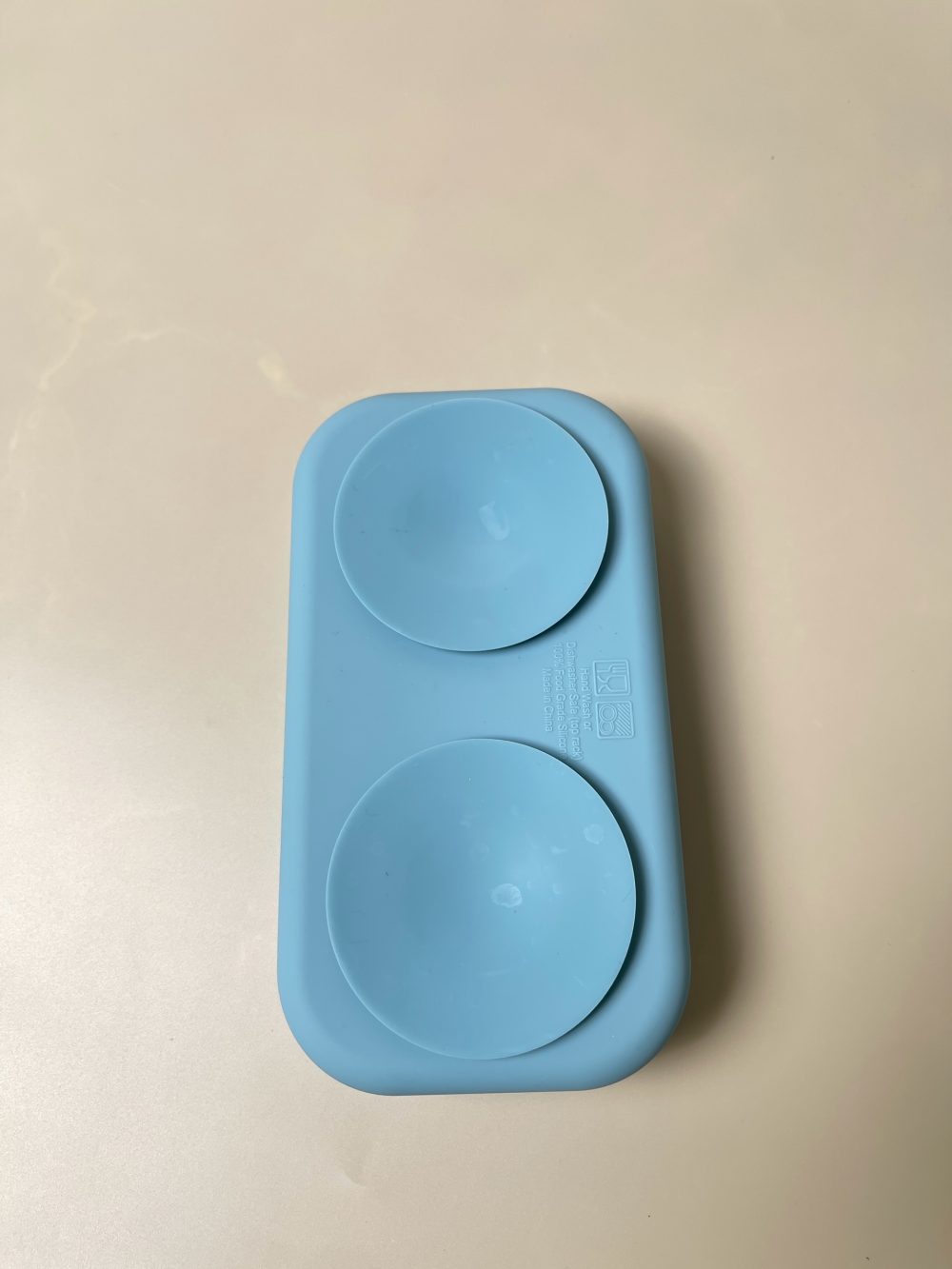 Bộ khay ăn & muỗng ăn dặm silicone Lil'slux màu xanh - Ảnh 5