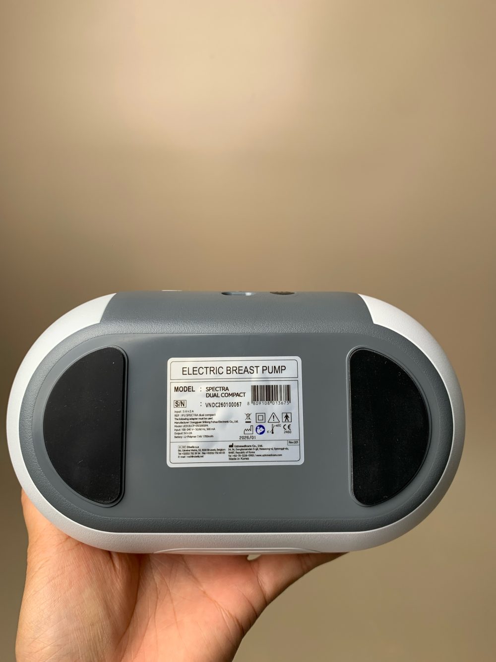 Máy hút sữa Spectra Dual Compact tặng cốc hút sữa + miếng thấm sữa (full box) còn BH 24/3/2027 - Ảnh 29