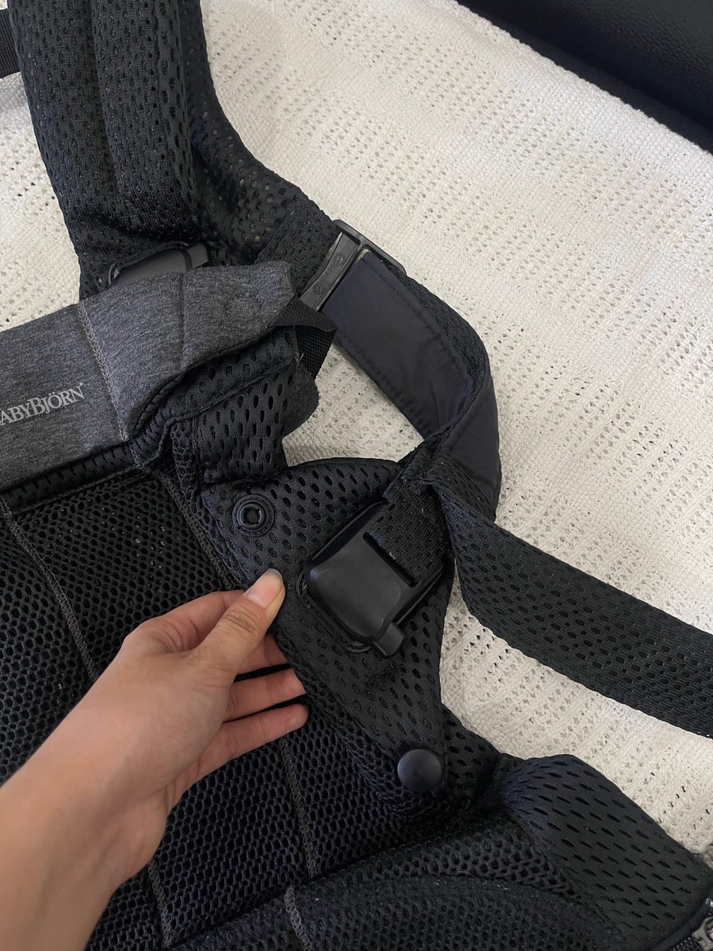 Địu Baby Bjorn Harmony màu đen (0->3y, tối đa 15kg) - Ảnh 7