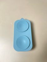 Bộ khay ăn & muỗng ăn dặm silicone Lil'slux màu xanh - Ảnh 6