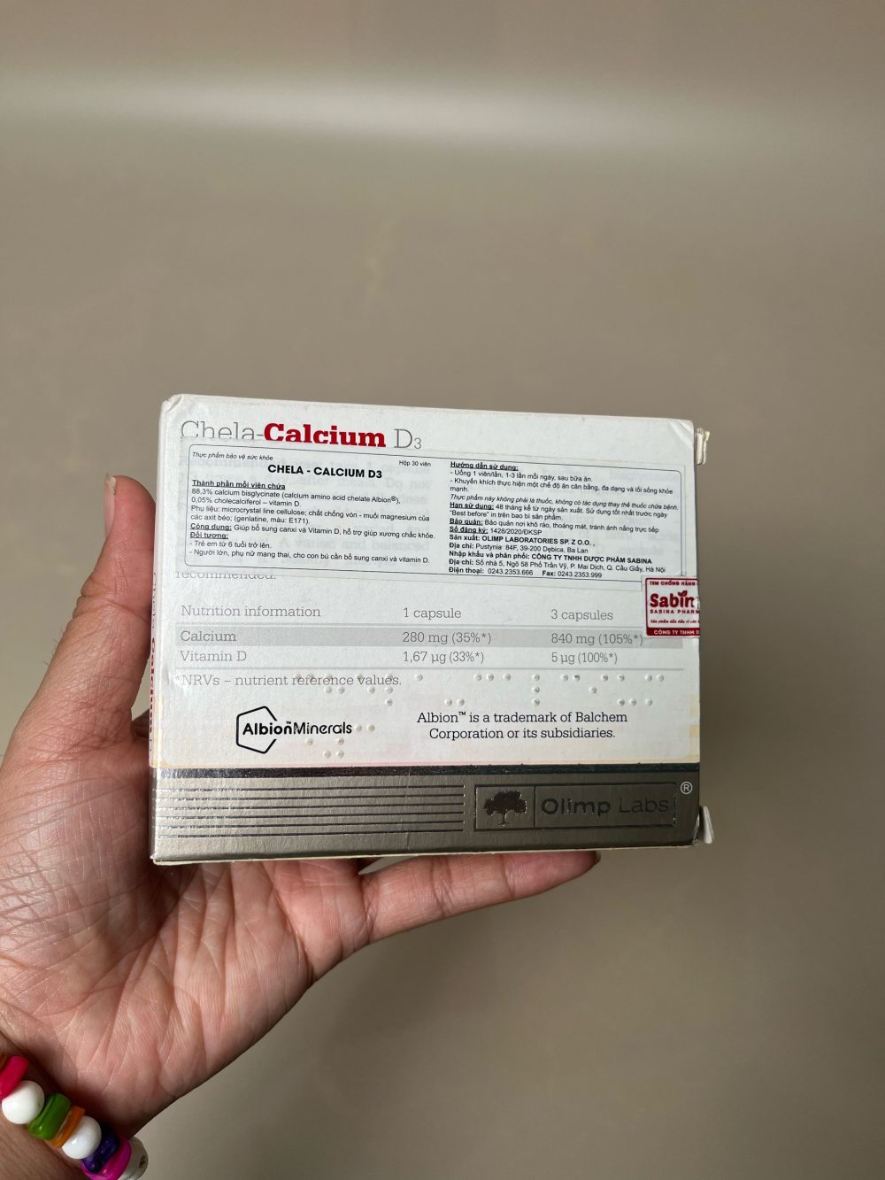 Vitamin tổng hợp Elevit cho mẹ bầu ( Date: 15/04/2028) và Canxi hữu cơ Chela Calcium D3 Cho mẹ bầu và sau sinh ( Date: 30/10/2028) - Ảnh 17