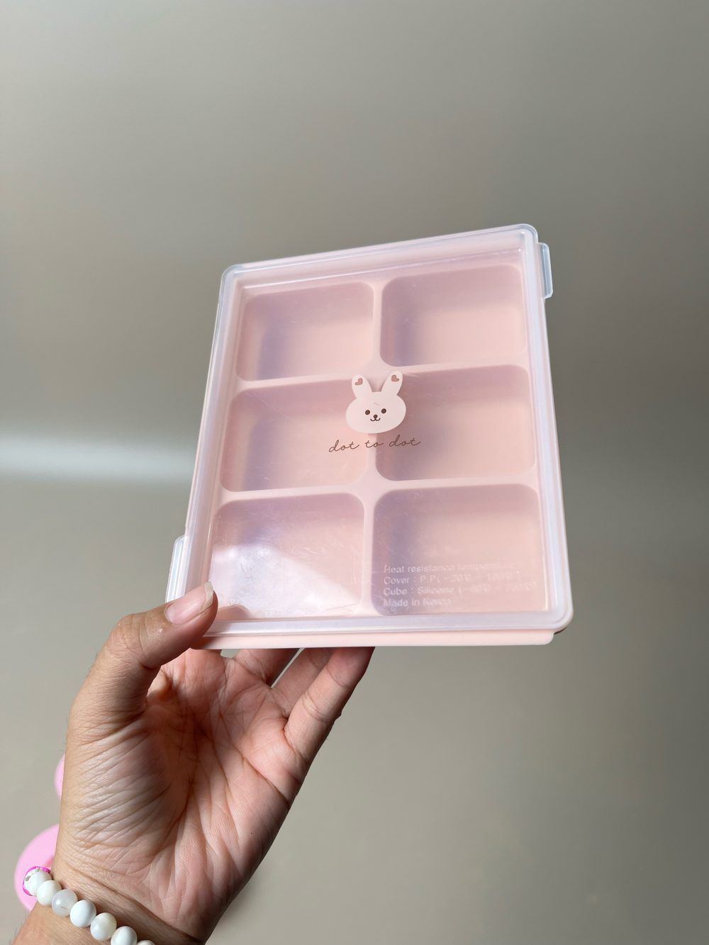 Set 3 món túi đựng bĩm sữa, yếm ăn, mũ tắm gội bé mix brand anbe( tặng kèm khay trữ đông dottodot và bộ khuôn hấp trứng) - Ảnh 24