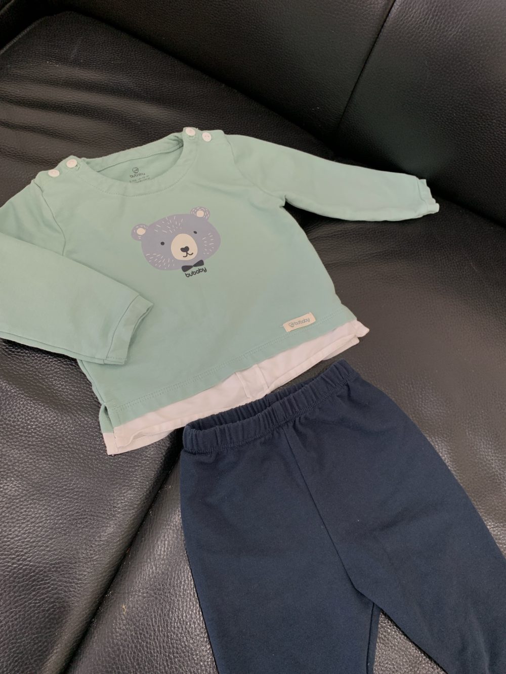 Set 2 bộ sleepsuit, bộ dài tay Old navy&Bu baby hoặc tiết ông già noel cho bé - Ảnh 9