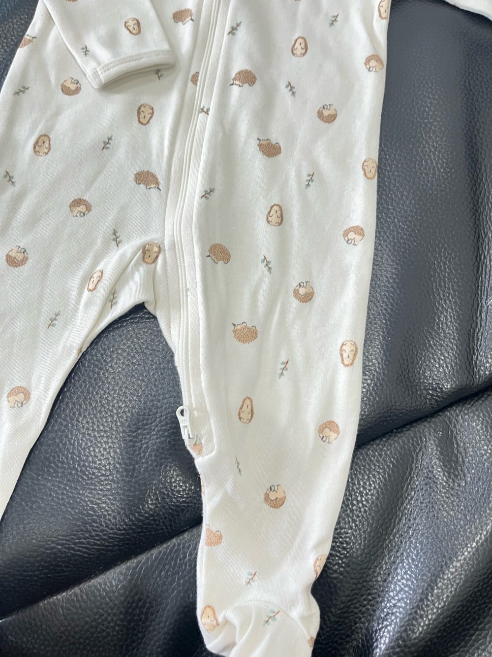 Set 3 bộ bodysuit hoạ tiết gấu, nhím Anko baby ( size:0->3m, new 100%) - Ảnh 15
