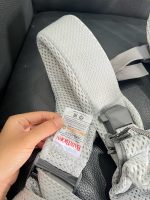 Địu Baby Bjorn One Air 3D mesh màu silver ( size: 0->3y~3kg5->15kg, full box) - Ảnh 4