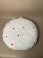 Gối chống trào ngược Rototo bebe vải Airmesh Waffle hoạ tiết trái tim - Ảnh 2