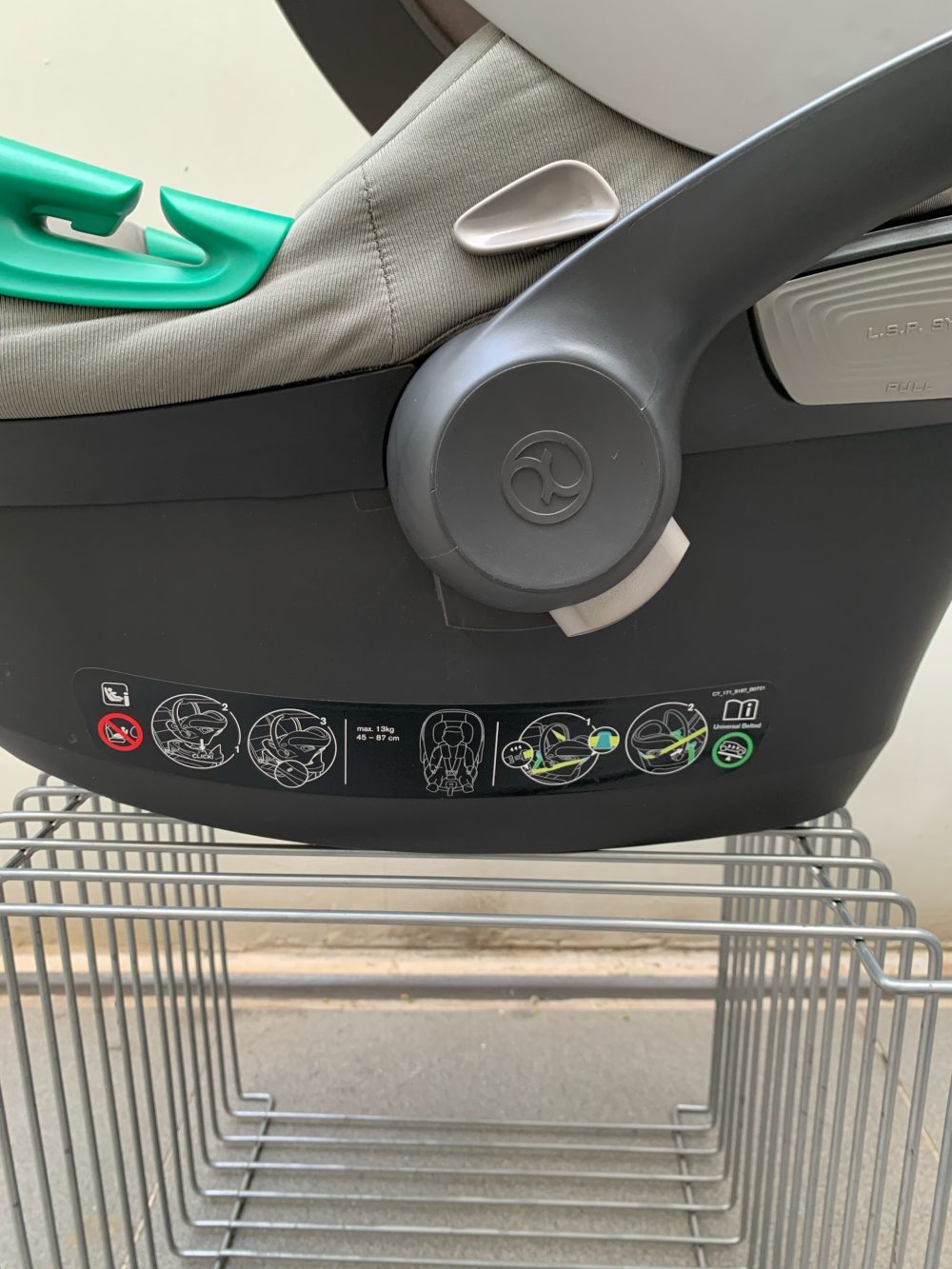 Nôi ôtô Cybex Aton S2 i-size màu lava grey (0-13kg/45-87cm) kèm adapter gắn cybex mios - Ảnh 12