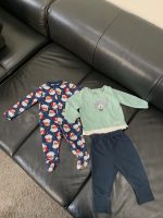 Set 2 bộ sleepsuit, bộ dài tay Old navy&Bu baby hoặc tiết ông già noel cho bé - Ảnh 2