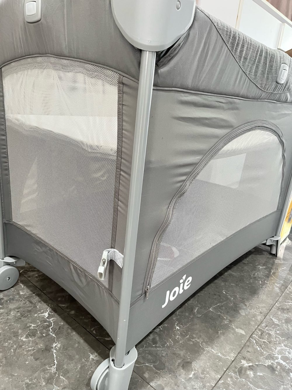 Giường cũi Joie Kubbie Sleep Foggy Gray ( full box) - Ảnh 9