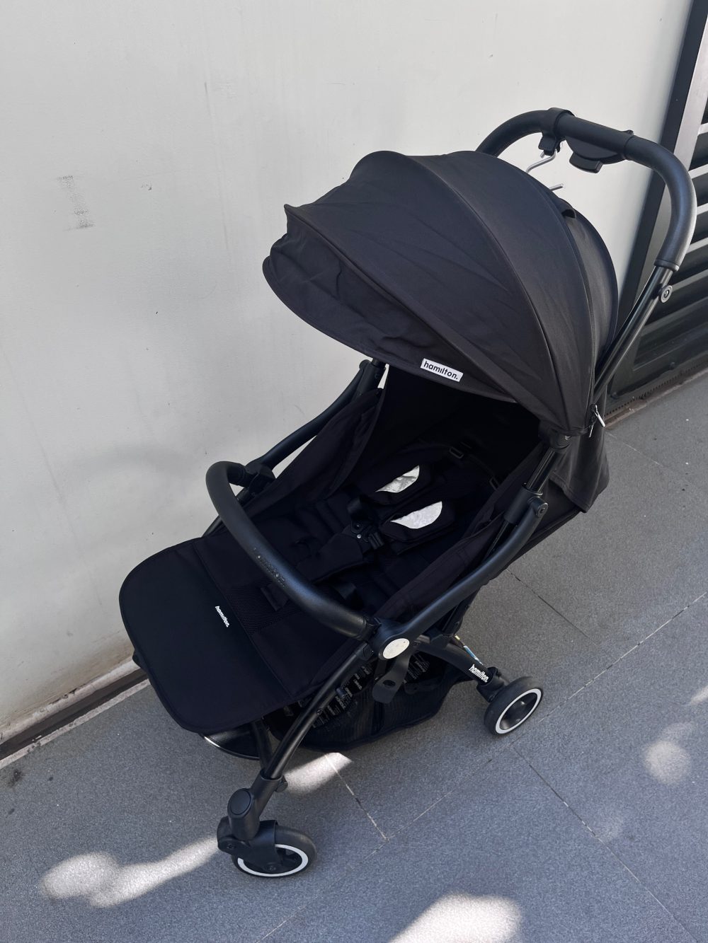 Xe đẩy Hamilton X1 plus màu đen (size: 0m->4y, tối đa 20kg) kèm áo mưa - Ảnh 18