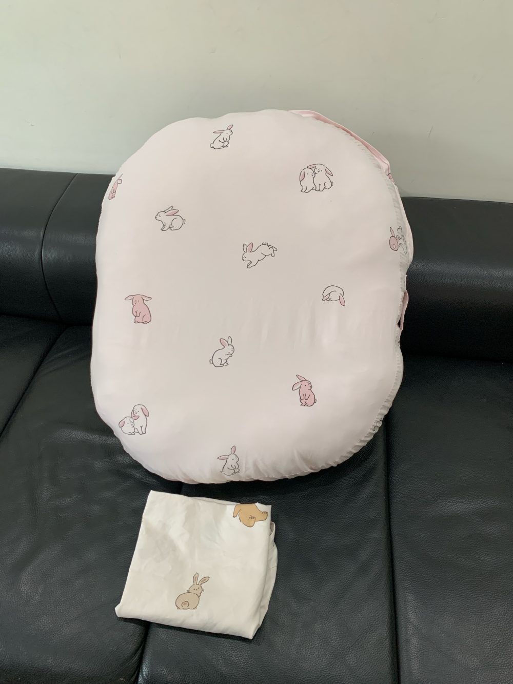 Gối chống trào ngược Dono&Dono vải airmesh Rabbit kèm 1 vỏ gối cotton (65x80) - Ảnh 2
