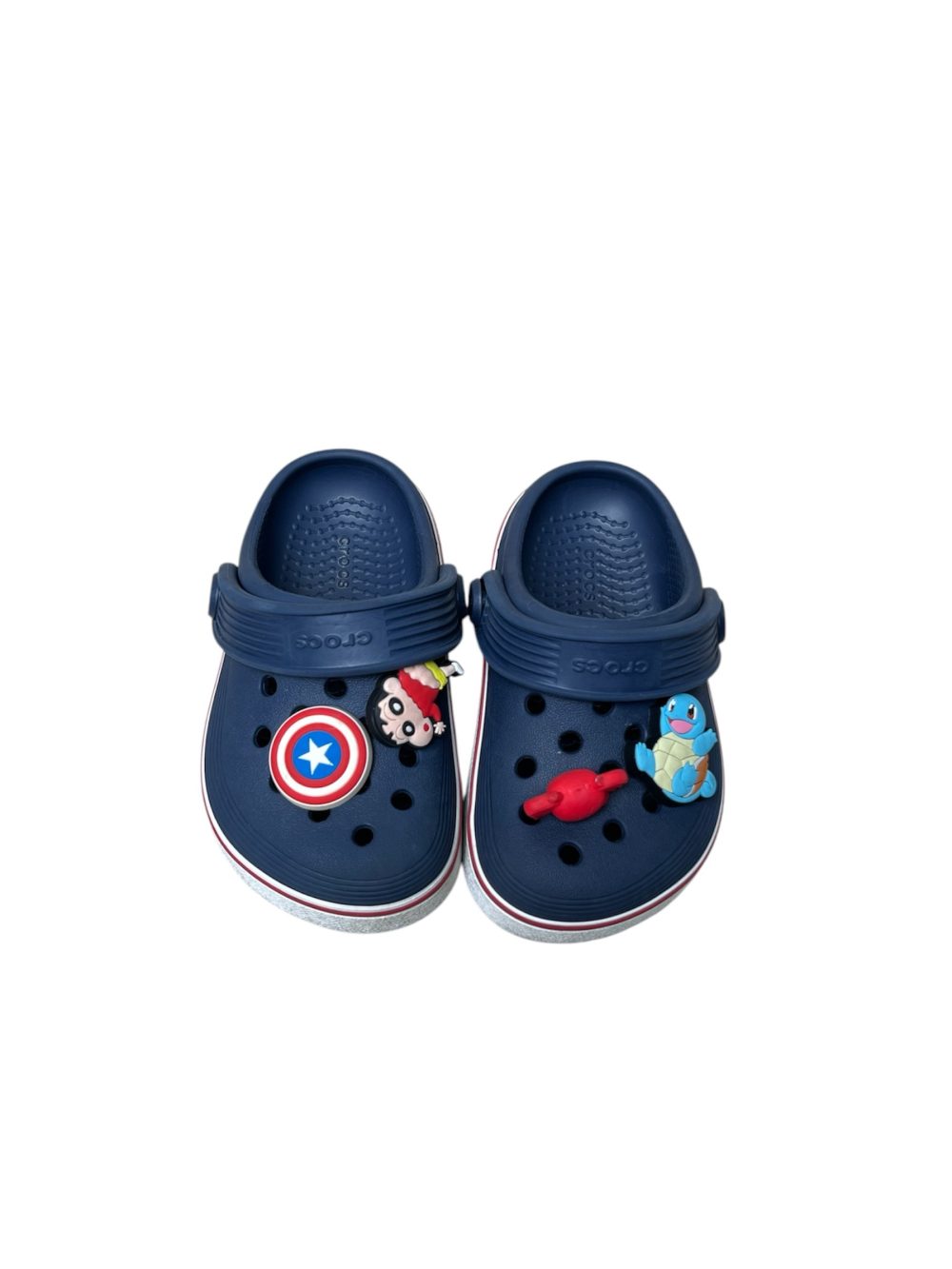 Giày Clog trẻ em crocs màu Navy (size: C6, tặng kèm sticker) - Ảnh 1