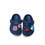 Giày Clog trẻ em crocs màu Navy (size: C6, tặng kèm sticker)
