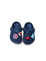 Giày Clog trẻ em crocs màu Navy (size: C6, tặng kèm sticker)