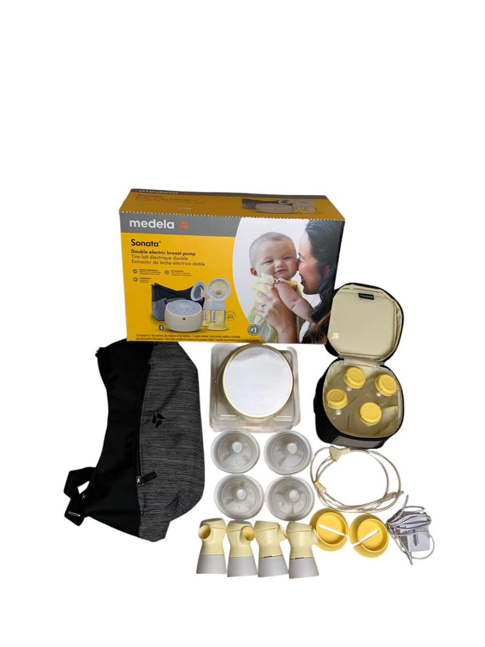 Máy hút sữa Medela sonata có kết nối Bluetooth (fullbox - bill VNQ) - Ảnh 1