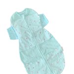 Túi ngủ Happiest baby Snoo 100% hữu cơ hoạ tiết hành tinh màu xanh ngọc (4-6m)
