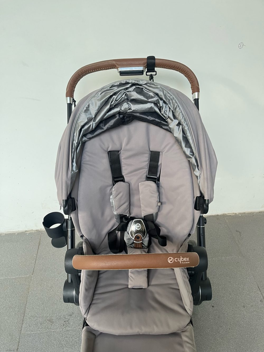 Xe đẩy Cybex Priam 3 khung bạc( size: 0->4y, tối đa 25kg) kèm cúp holder - Ảnh 15
