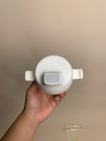 Bình tập uống nước Heorshe màu trắng kèm cọ nhỏ rửa ống hút - Ảnh 8