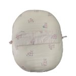 Gối chống trào ngược Dono&Dono cotton baby bunny màu hồng (65x80cm, 0m+)