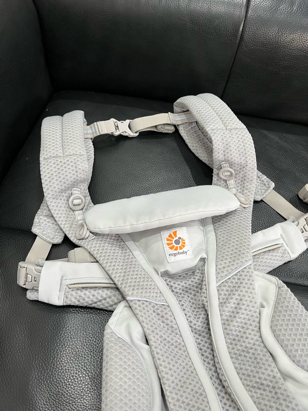 Địu Ergobaby Omni Breeze, Pearl Grey (size: 0m~3.2kg→20kg, no box) - Ảnh 9
