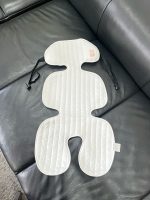 Đệm lót xe đẩy Cheg bébé màu trắng hoạ tiết thỏ - Ảnh 7