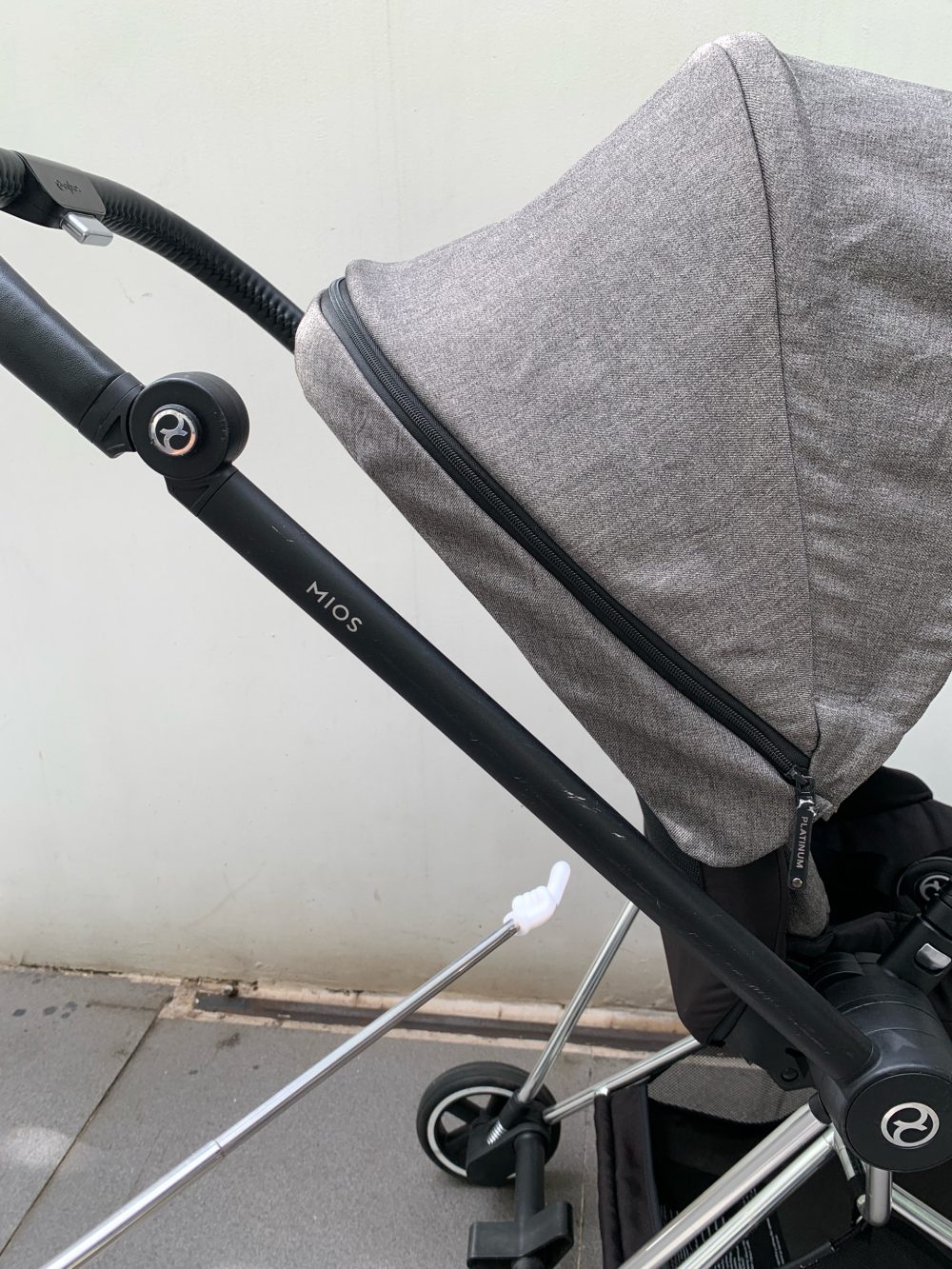 Xe đẩy Cybex mios 1 màu xám khung bạc (0-22kg~4y) - Ảnh 18