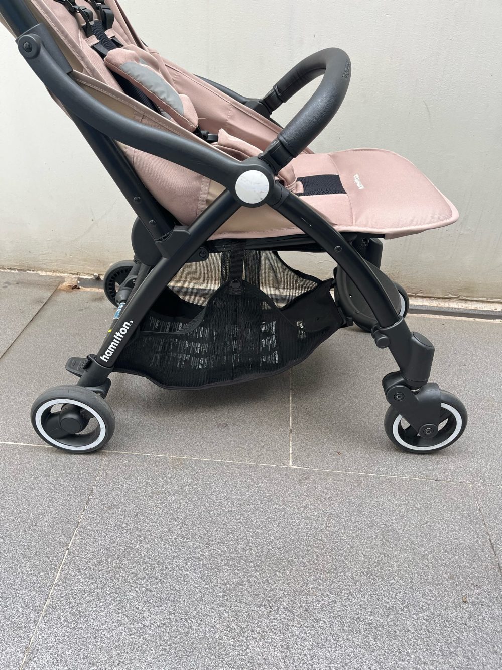 Xe đẩy gấp gọn Hamilton X1 plus màu nâu ánh hồng ( size: sơ sinh -> 20kg) - Ảnh 8