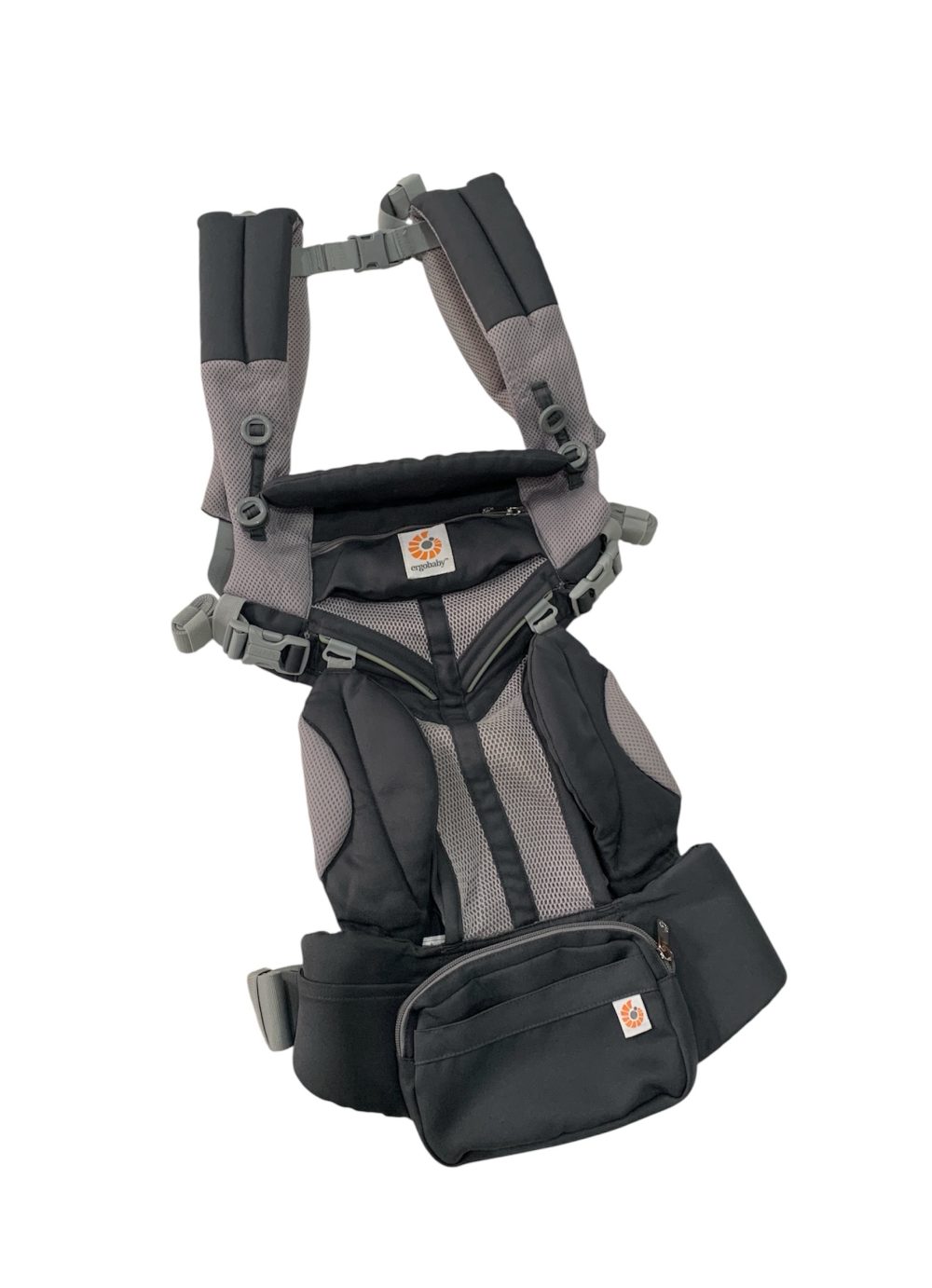 Địu Ergobaby Omni 360 cool air mesh màu carbon grey - Ảnh 1