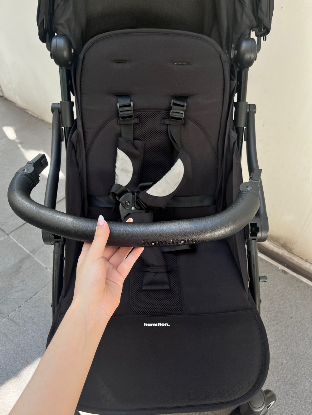 Xe đẩy Hamilton X1 plus màu đen (size: 0m->4y, tối đa 20kg) kèm áo mưa - Ảnh 17