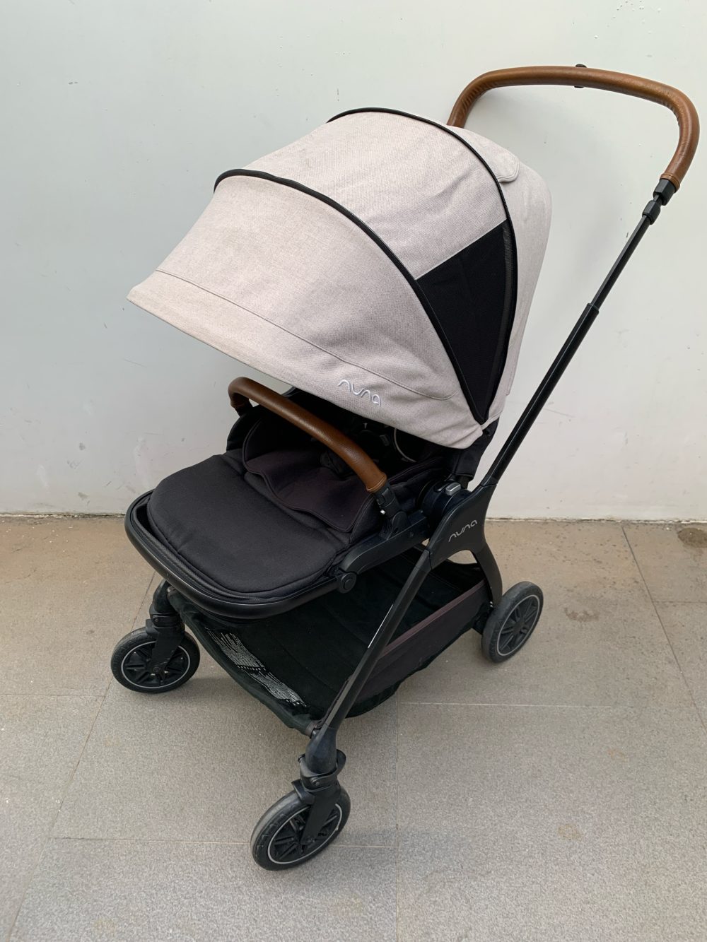 Xe đẩy Nuna Triv màu be khung đen (0-22kg~4y) - Ảnh 17