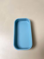 Bộ khay ăn & muỗng ăn dặm silicone Lil'slux màu xanh - Ảnh 4