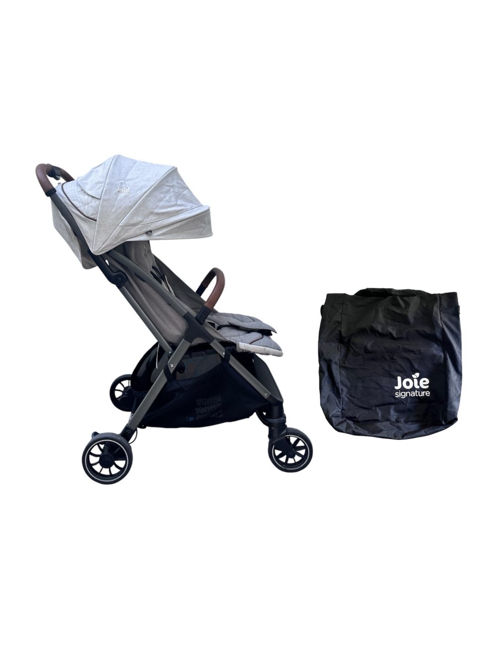 Xe đầy Joie Parcel Signature màu Oyster (0→ 4y tối đa 22kg) kèm cup holder và túi đựng - Ảnh 1