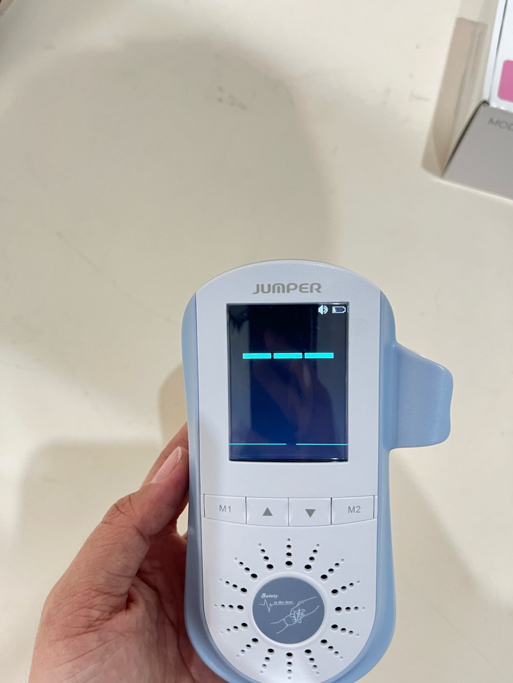 Máy nghe tim thai tại nhà JUMPER JPD-100E (full box) - Ảnh 2