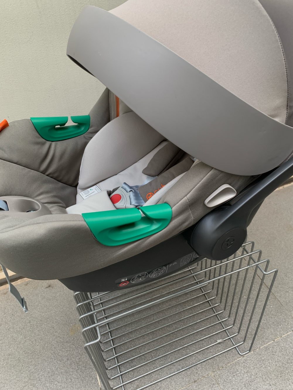 Nôi ôtô Cybex Aton S2 i-size màu lava grey (0-13kg/45-87cm) kèm adapter gắn cybex mios - Ảnh 6
